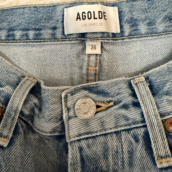 AGOLDE Parker Denim Shorts, Size 26 - Picture 3 of 5